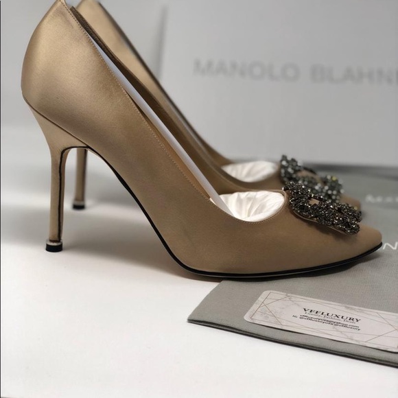 ❗️SOLD❗️manolo Blahnik hangisi 105mm pump - Picture 6 of 8